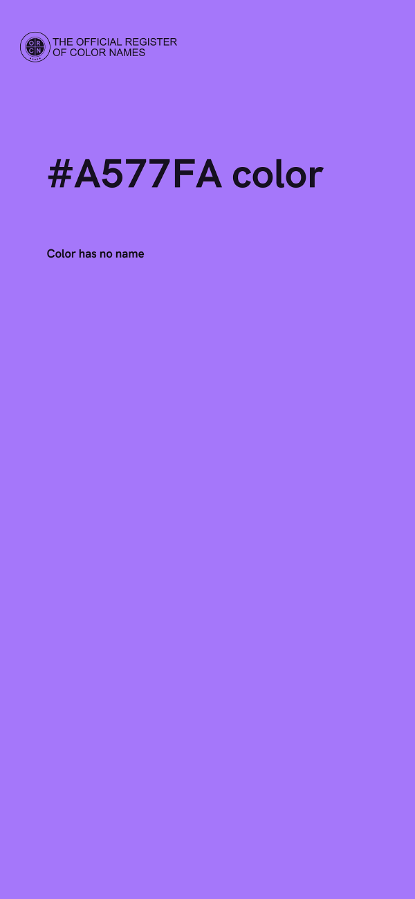 #A577FA color image