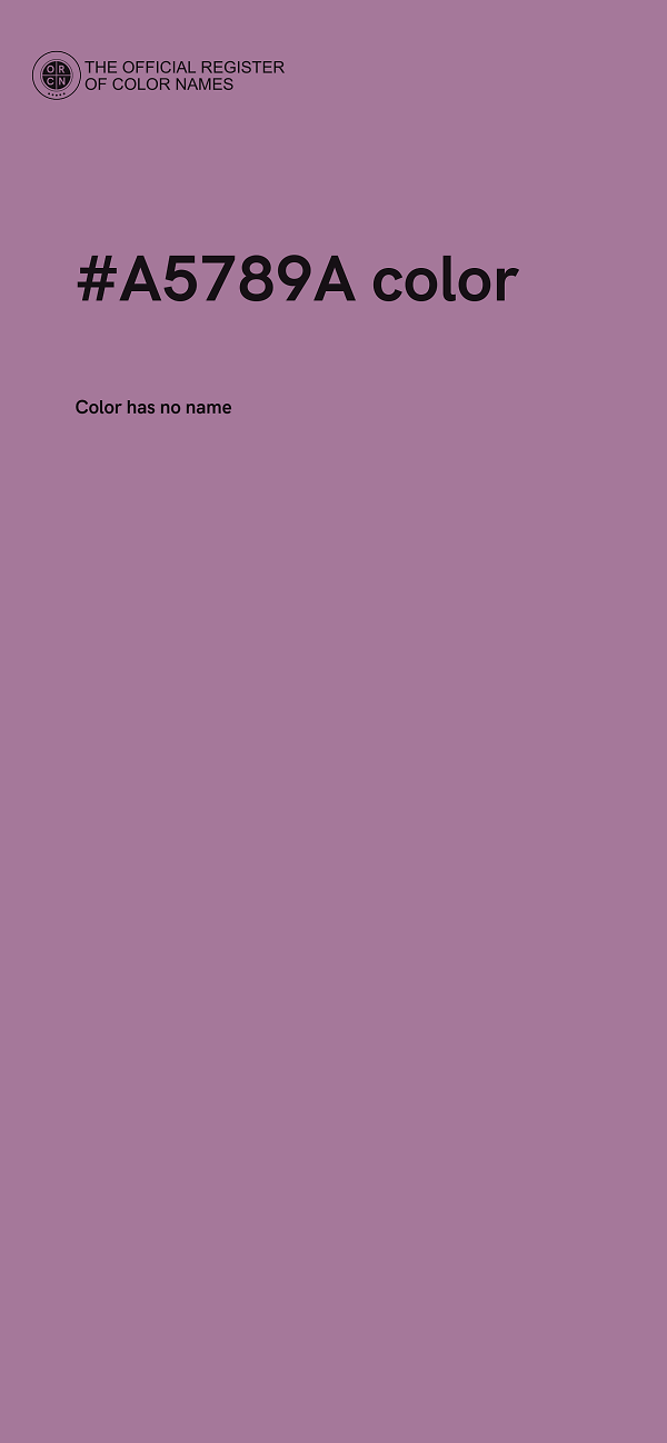 #A5789A color image