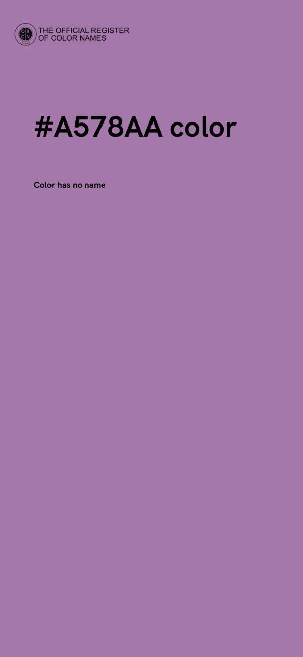 #A578AA color image