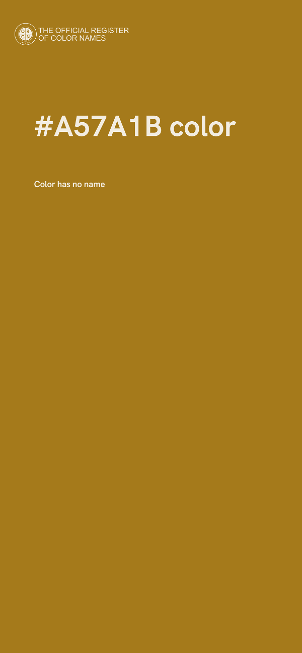 #A57A1B color image