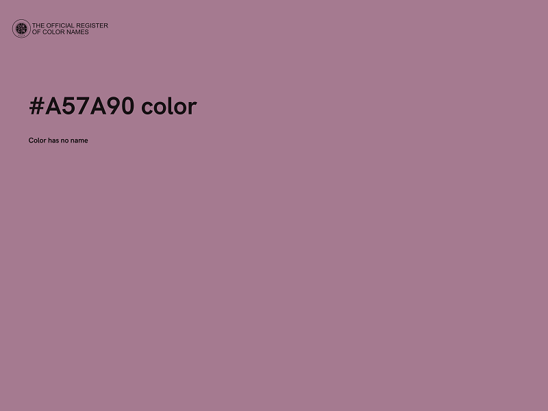 #A57A90 color image