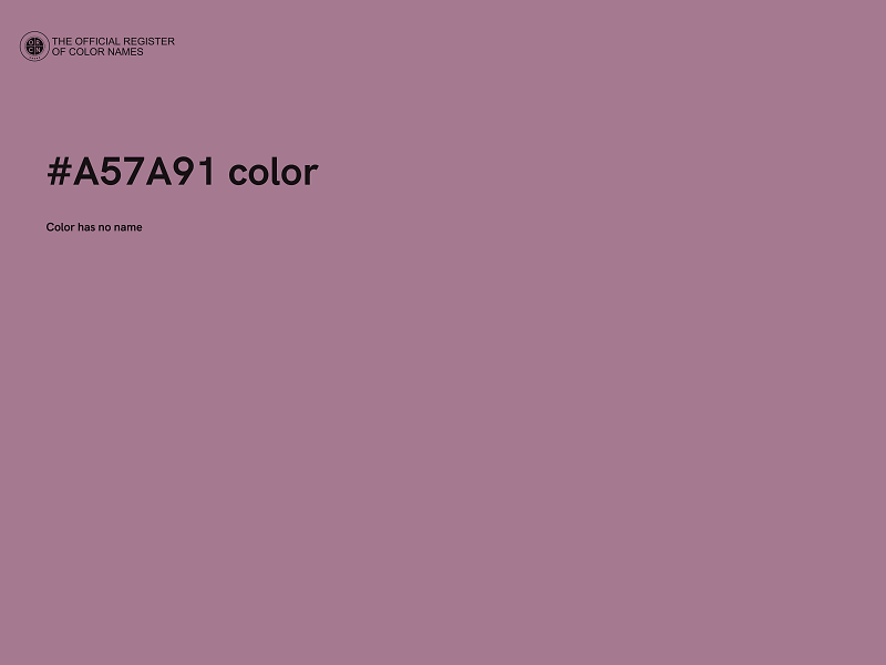 #A57A91 color image