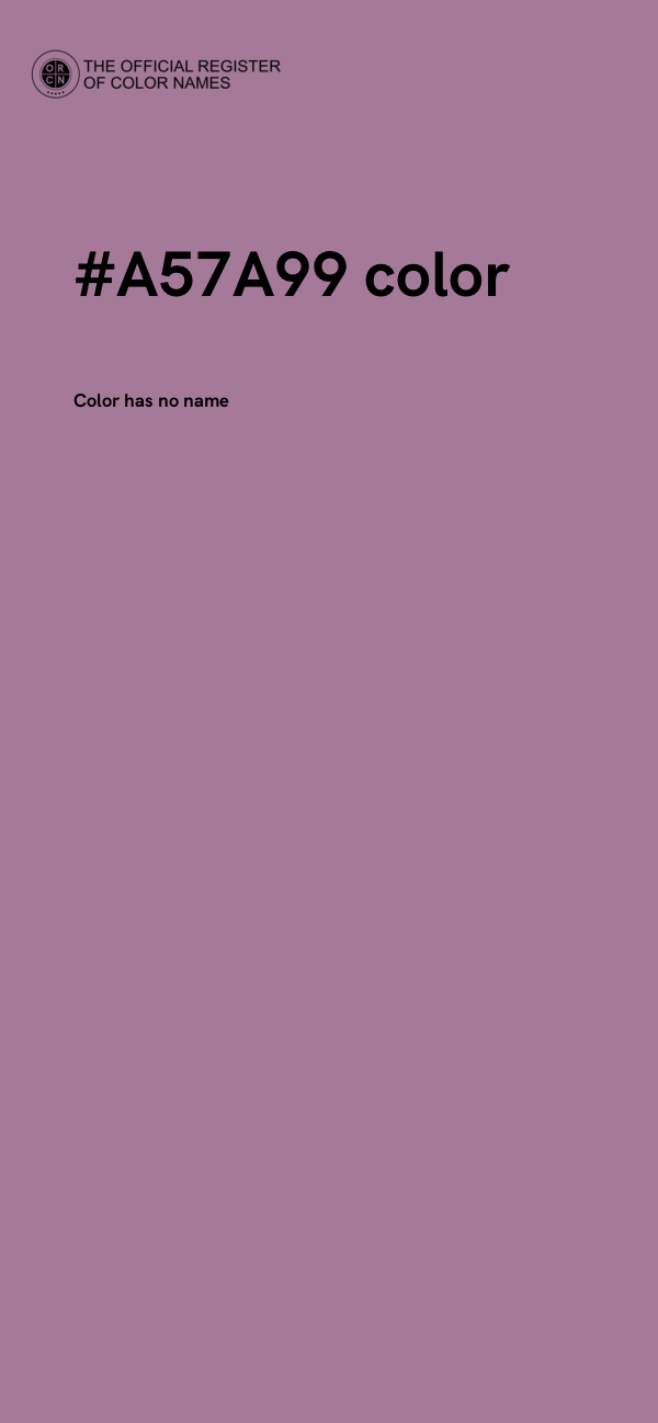 #A57A99 color image