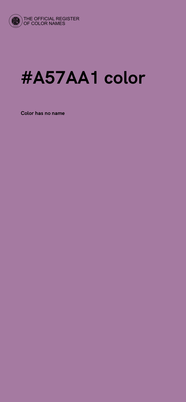 #A57AA1 color image