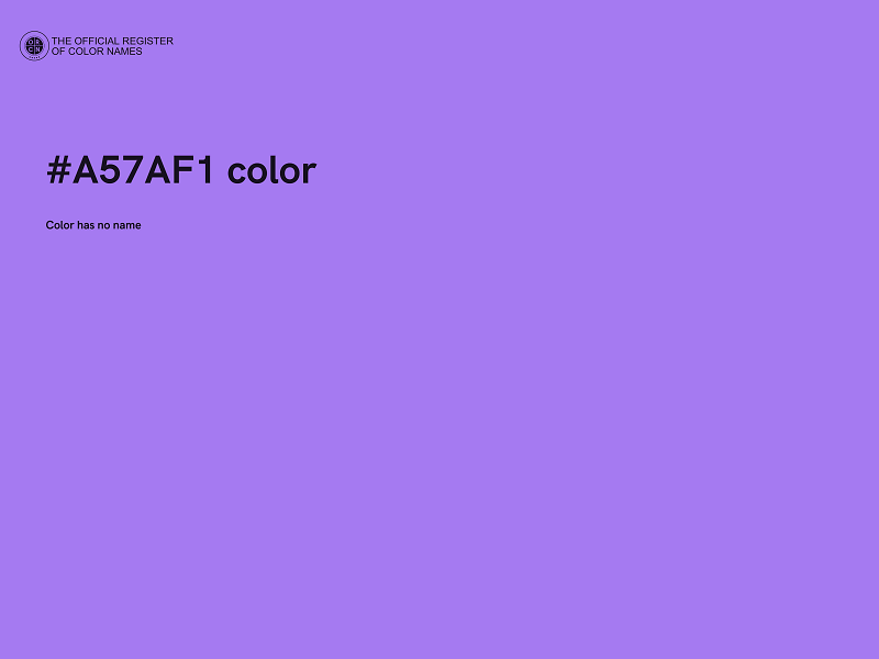#A57AF1 color image