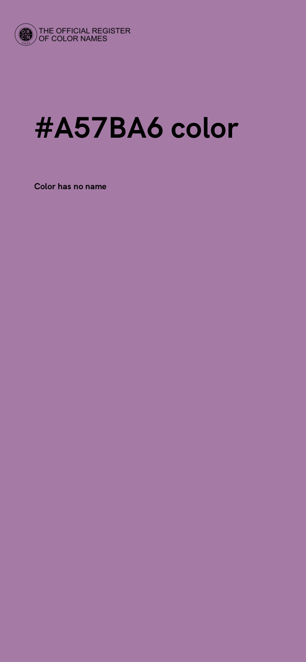 #A57BA6 color image