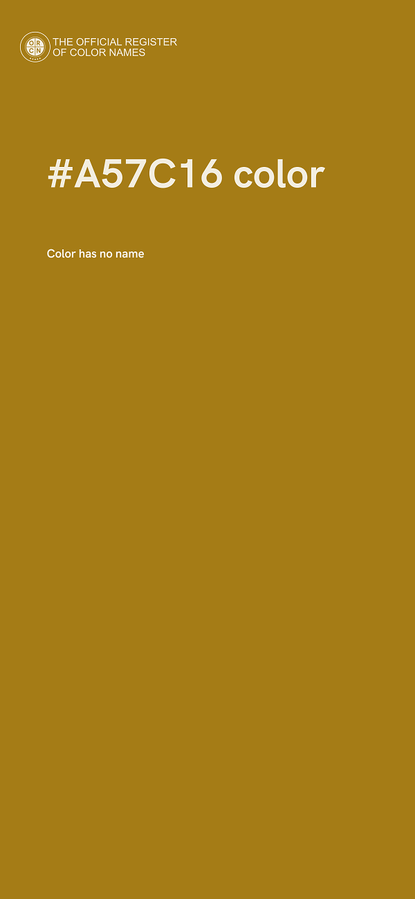 #A57C16 color image