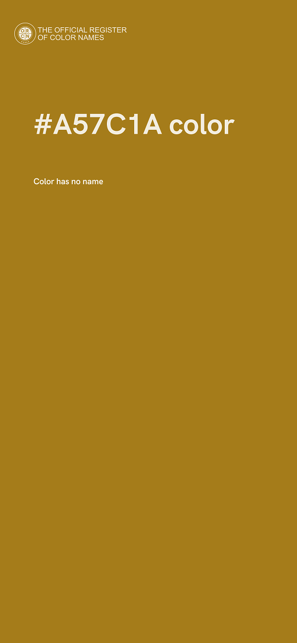 #A57C1A color image