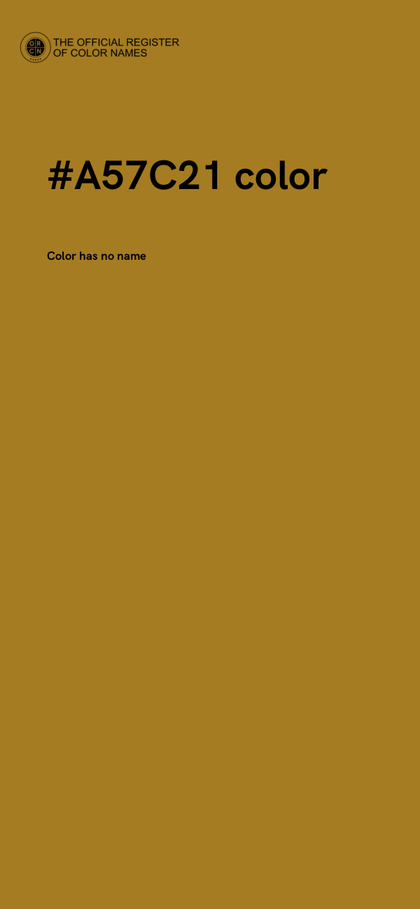#A57C21 color image