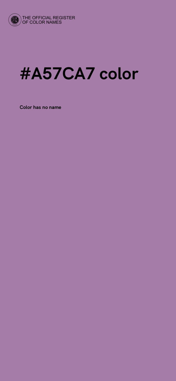 #A57CA7 color image