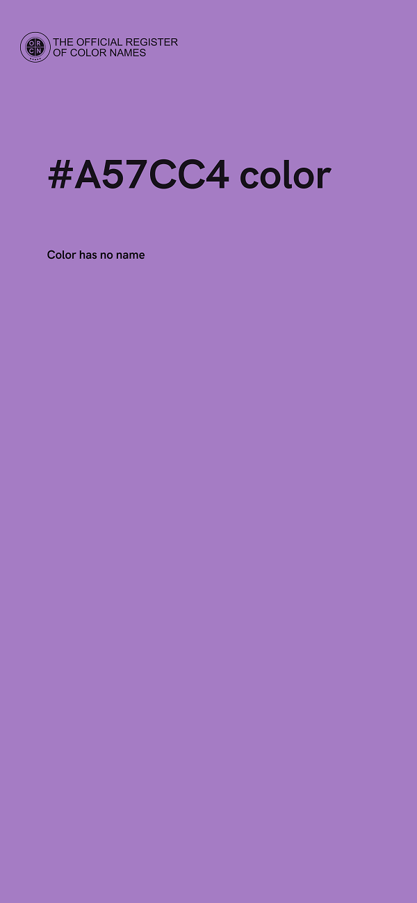 #A57CC4 color image