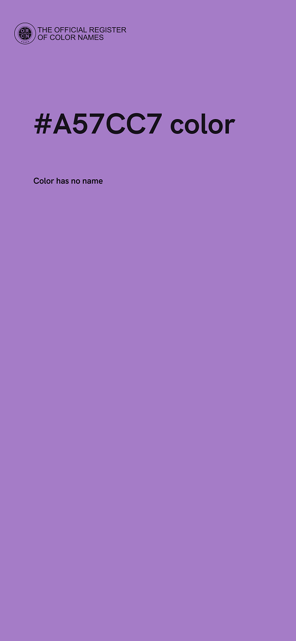 #A57CC7 color image