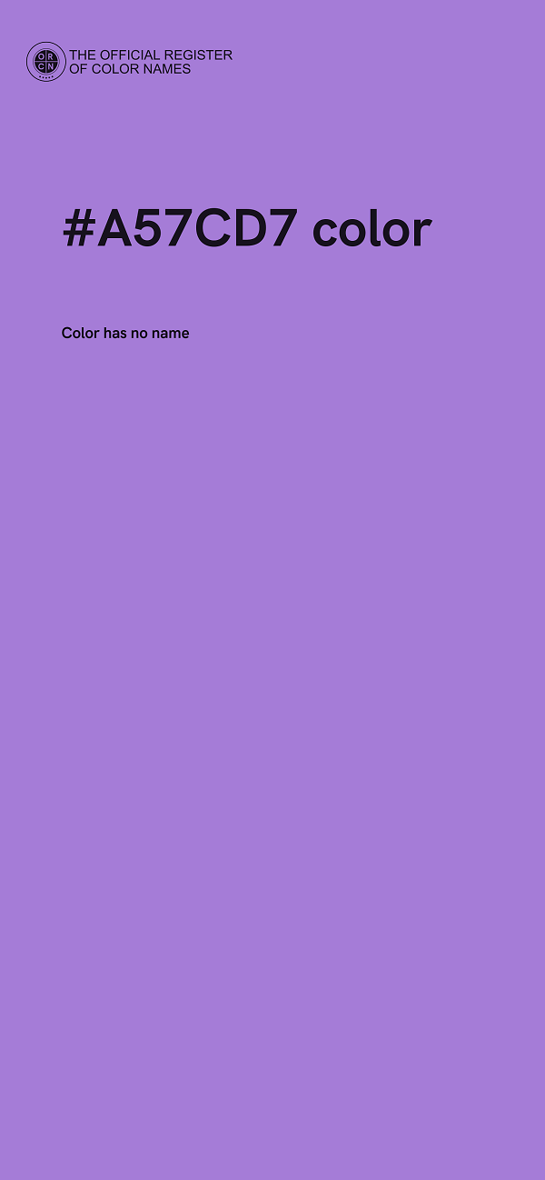 #A57CD7 color image