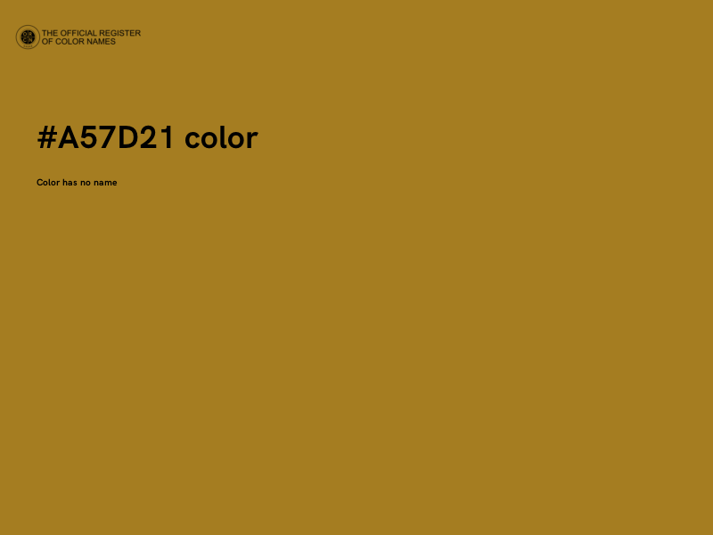 #A57D21 color image