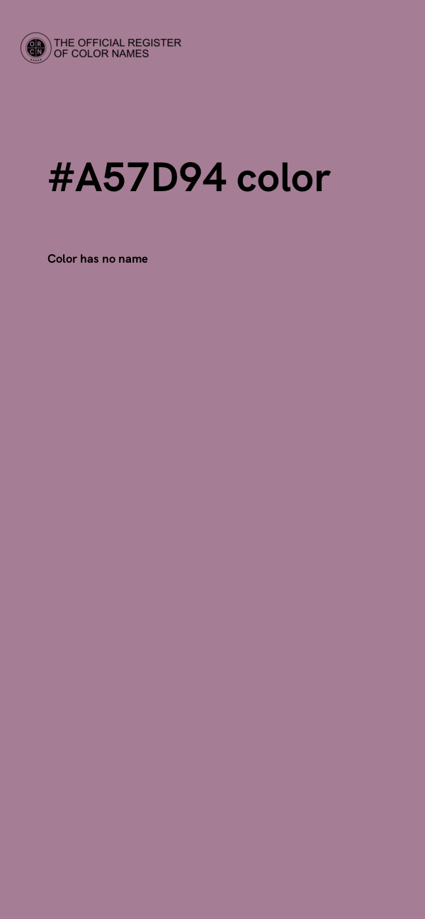 #A57D94 color image