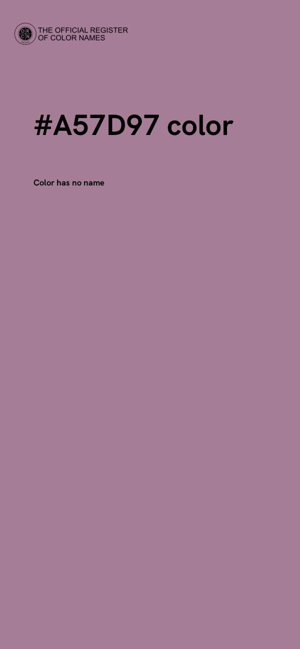 #A57D97 color image
