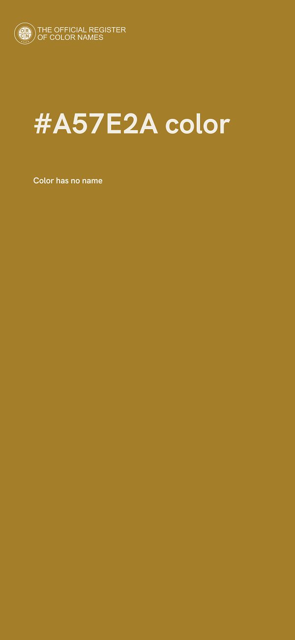 #A57E2A color image