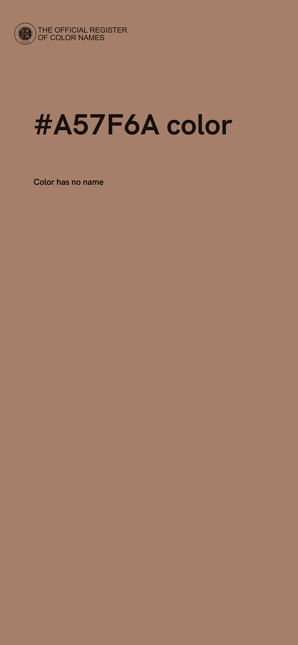 #A57F6A color image