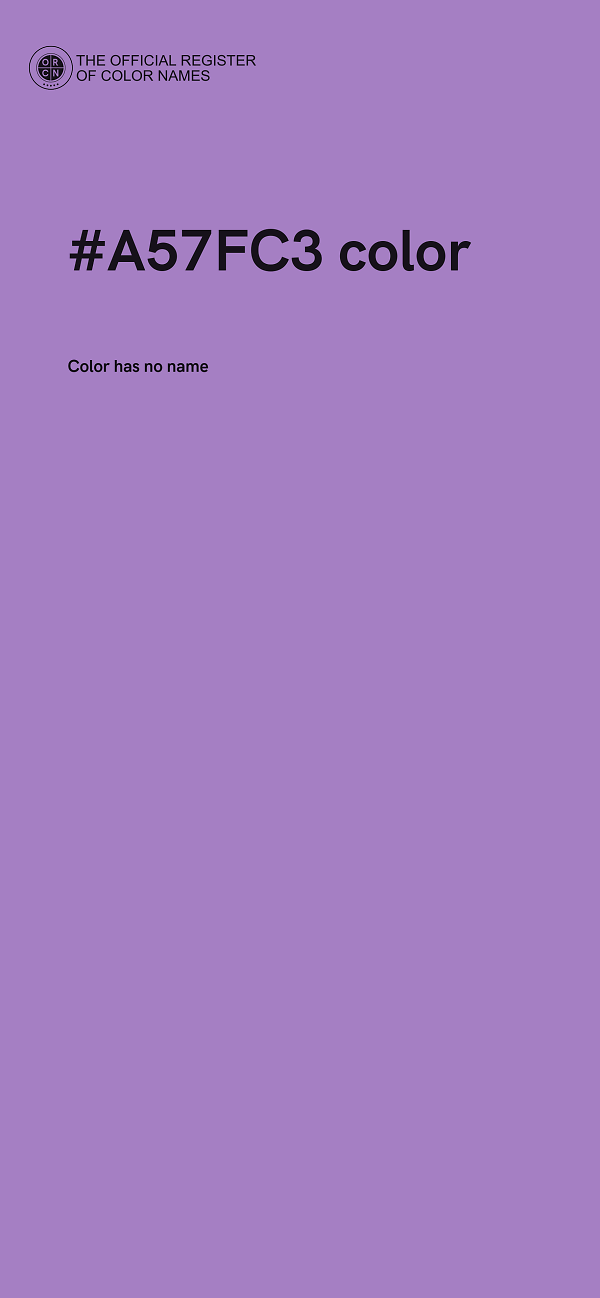 #A57FC3 color image