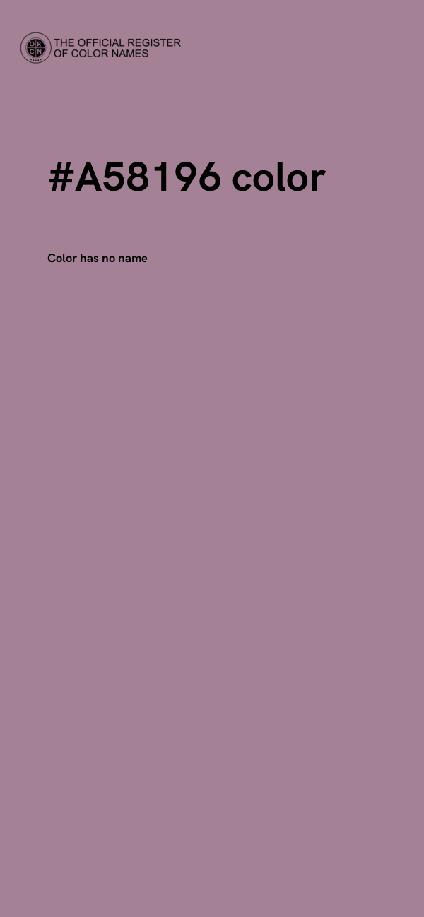 #A58196 color image