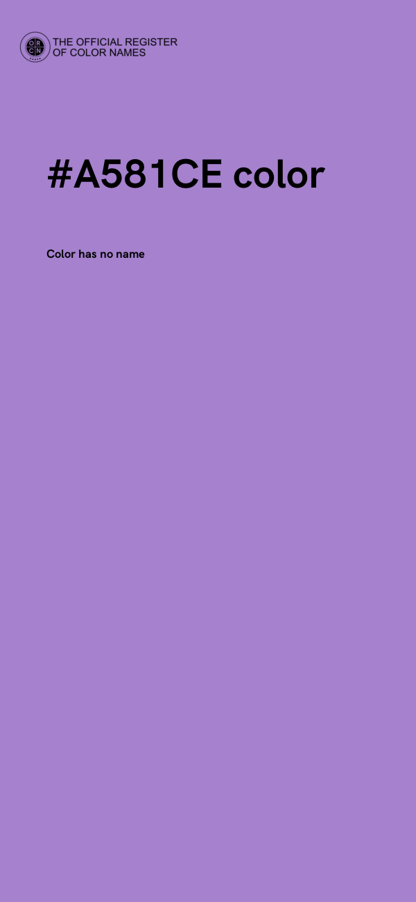 #A581CE color image
