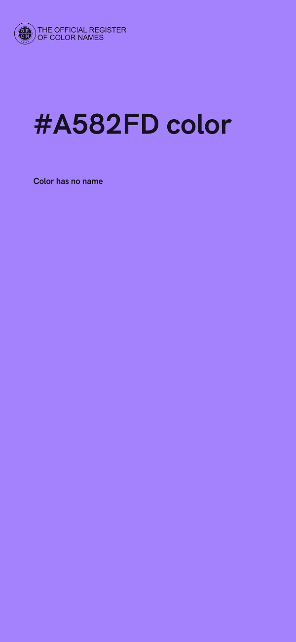 #A582FD color image