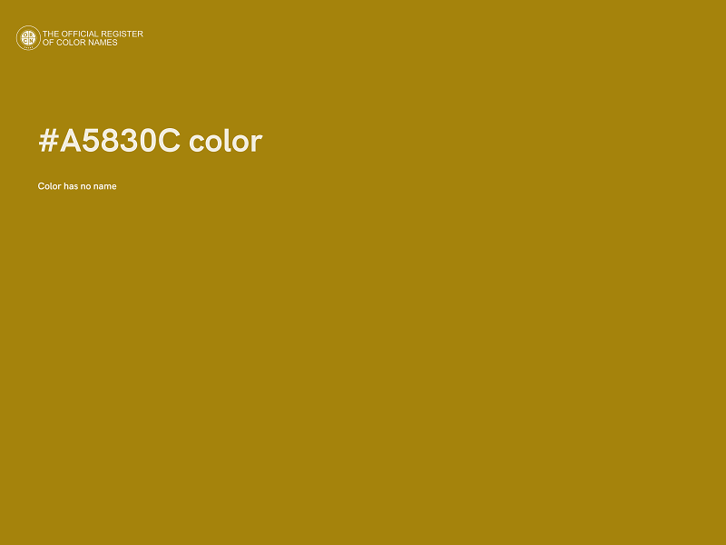 #A5830C color image