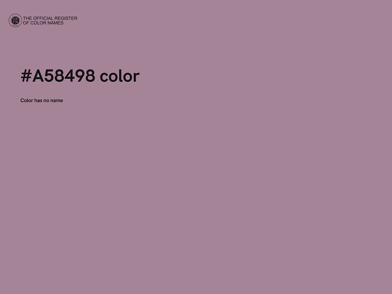 #A58498 color image