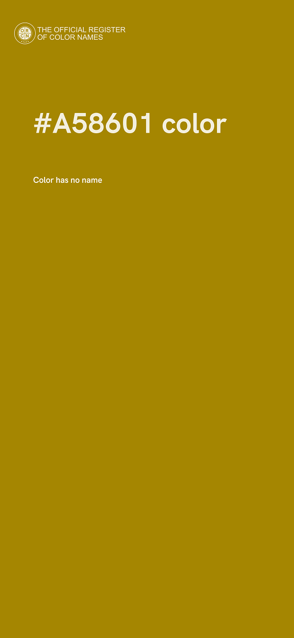 #A58601 color image