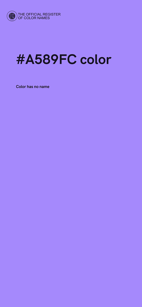 #A589FC color image