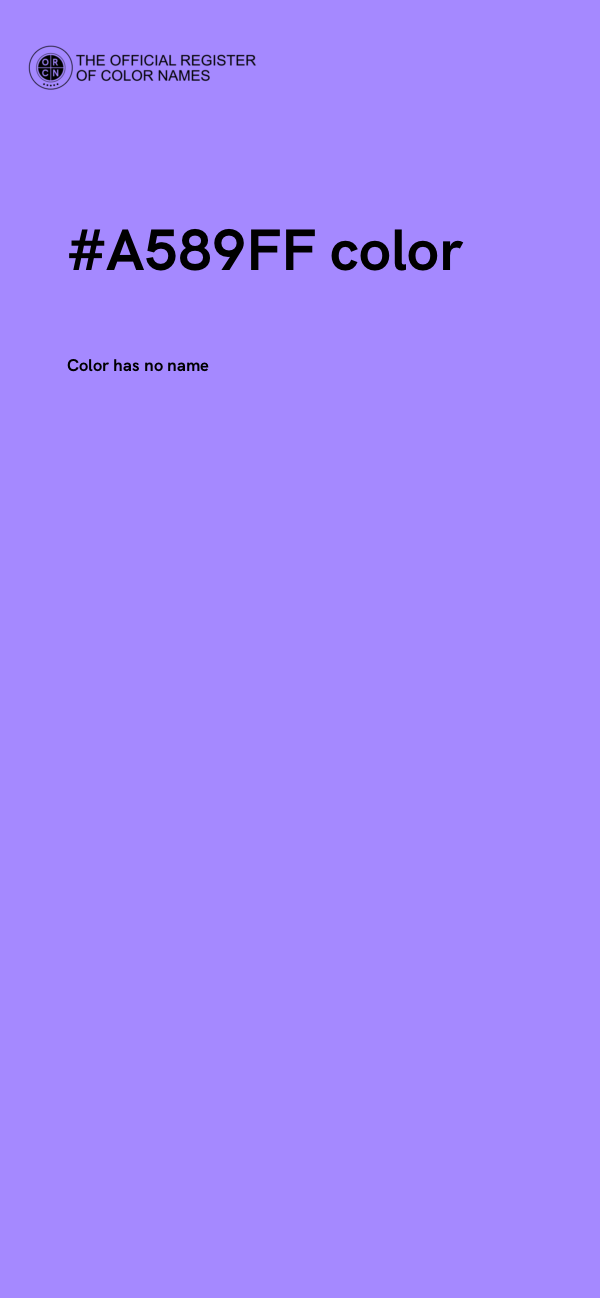 #A589FF color image