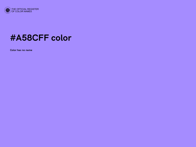 #A58CFF color image