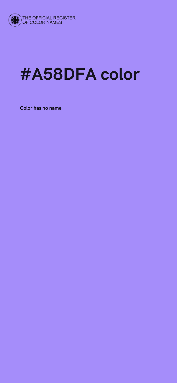 #A58DFA color image