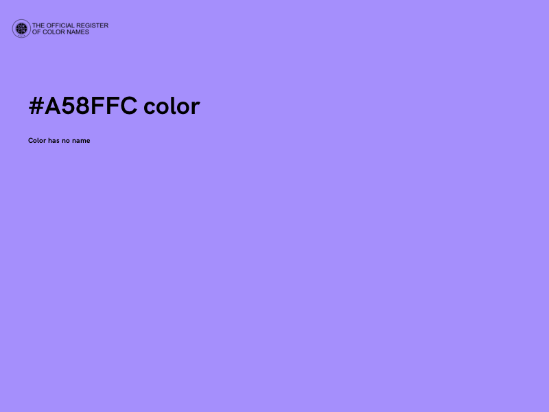 #A58FFC color image