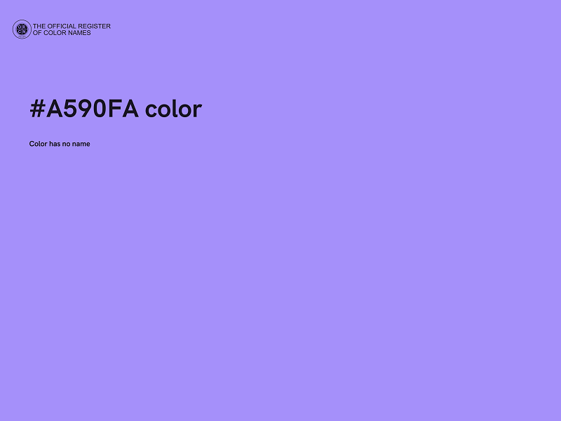 #A590FA color image
