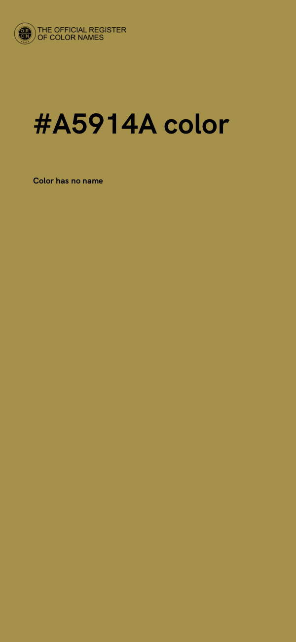 #A5914A color image