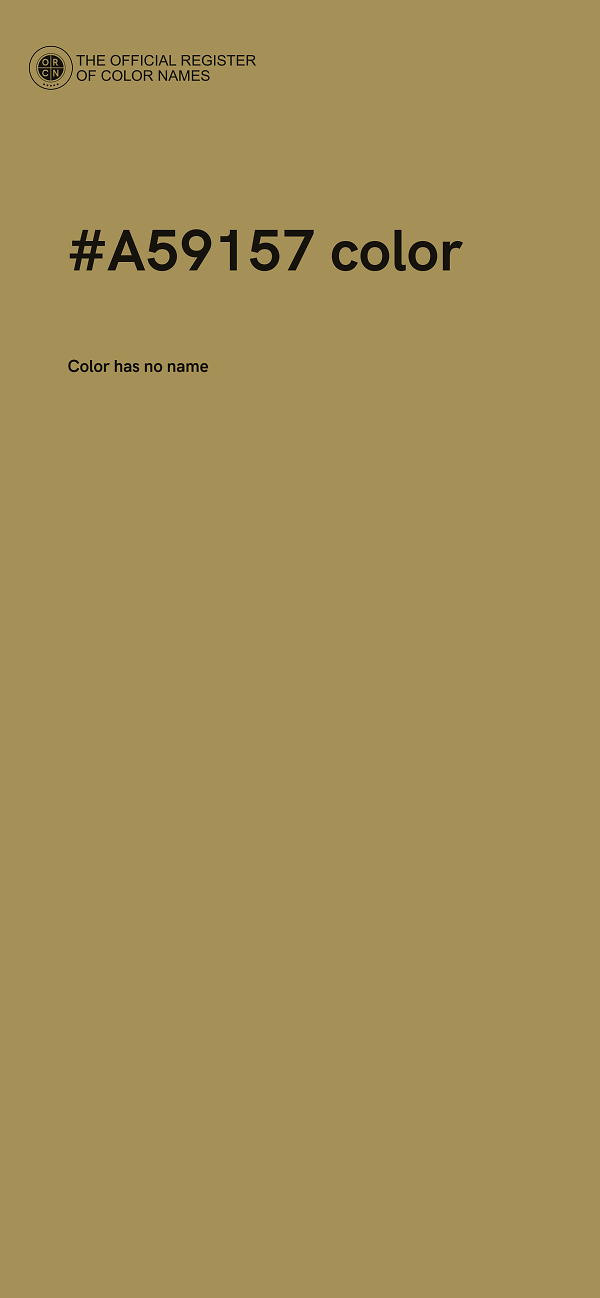 #A59157 color image
