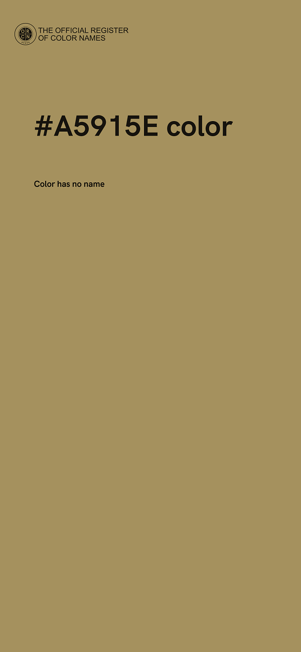 #A5915E color image
