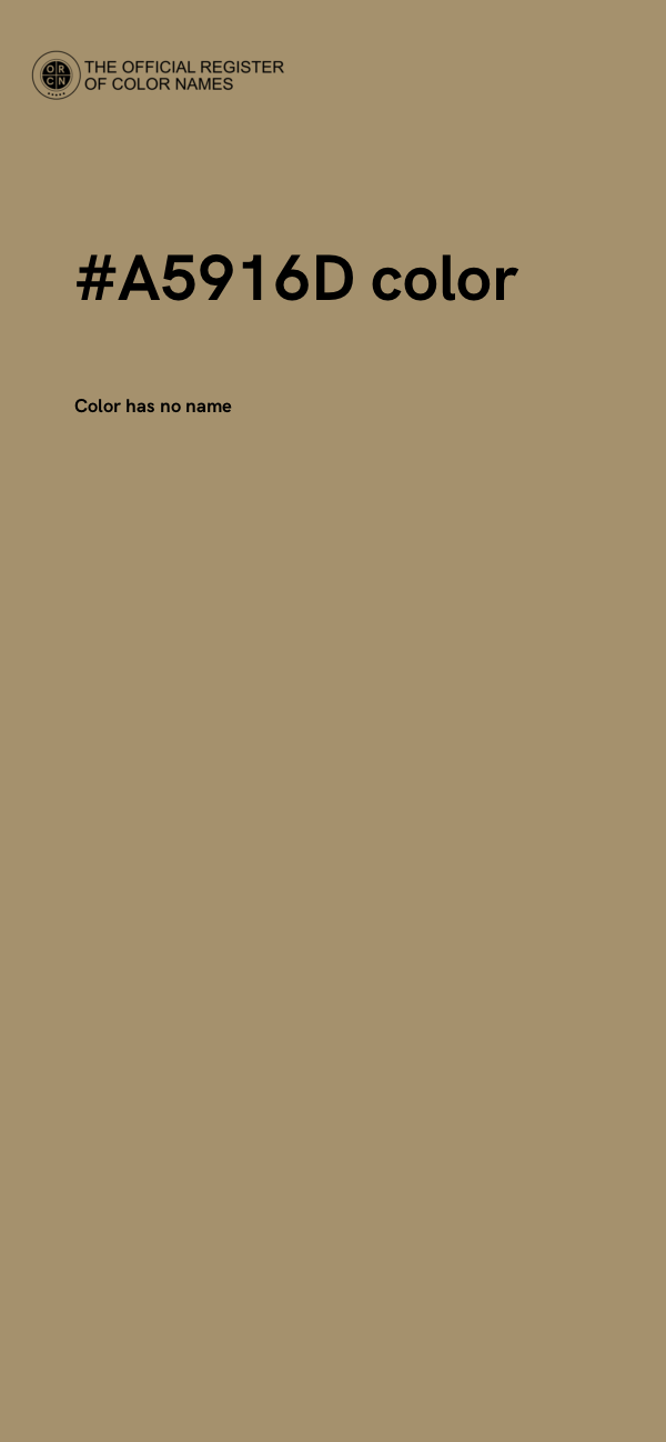 #A5916D color image
