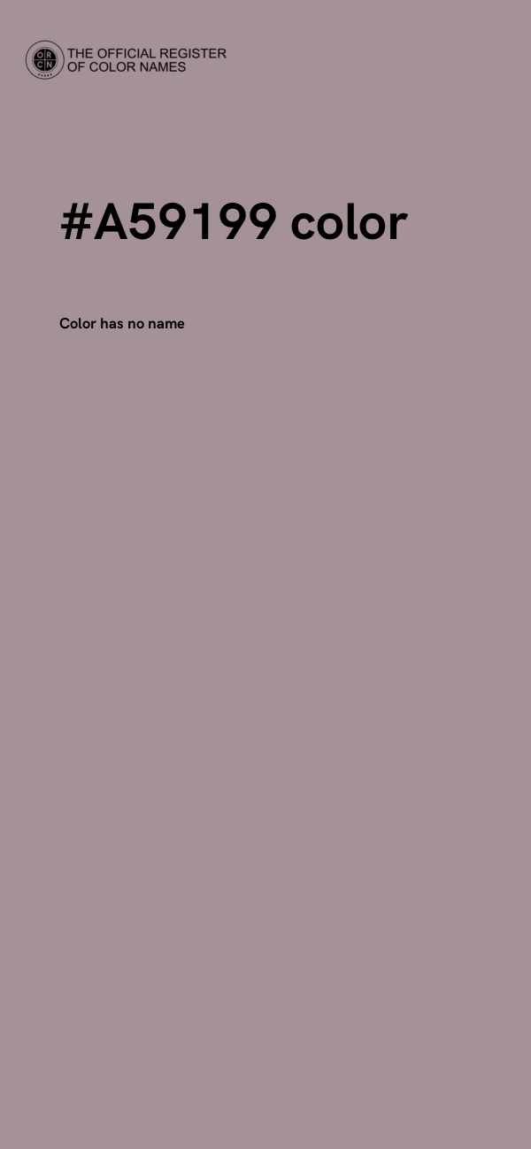 #A59199 color image