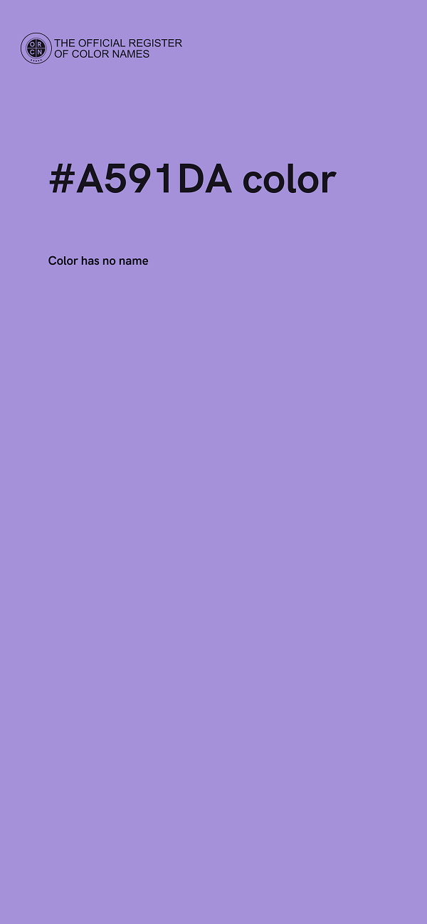 #A591DA color image