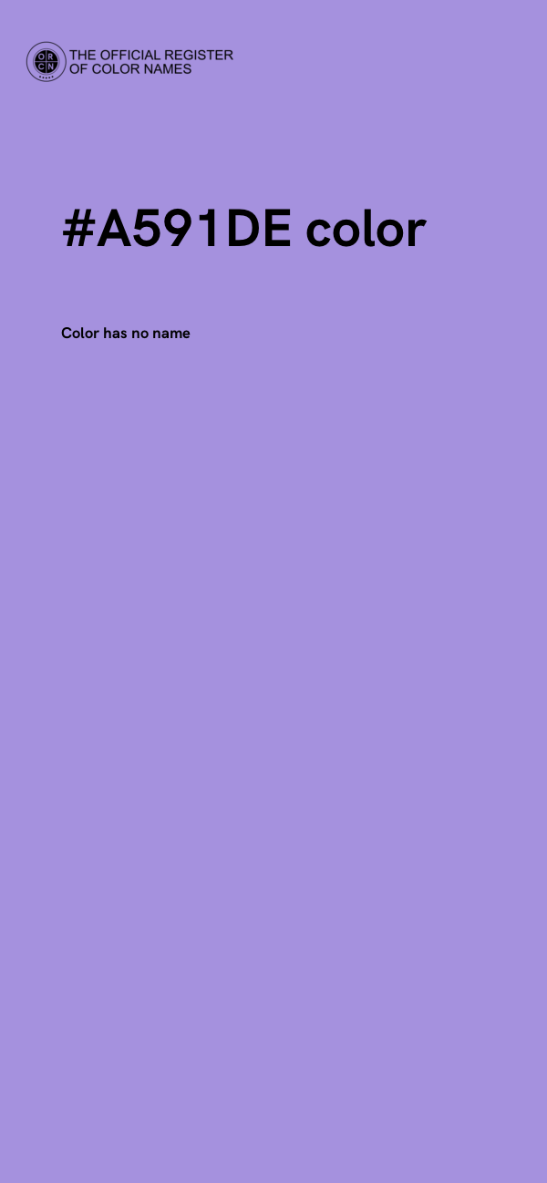 #A591DE color image