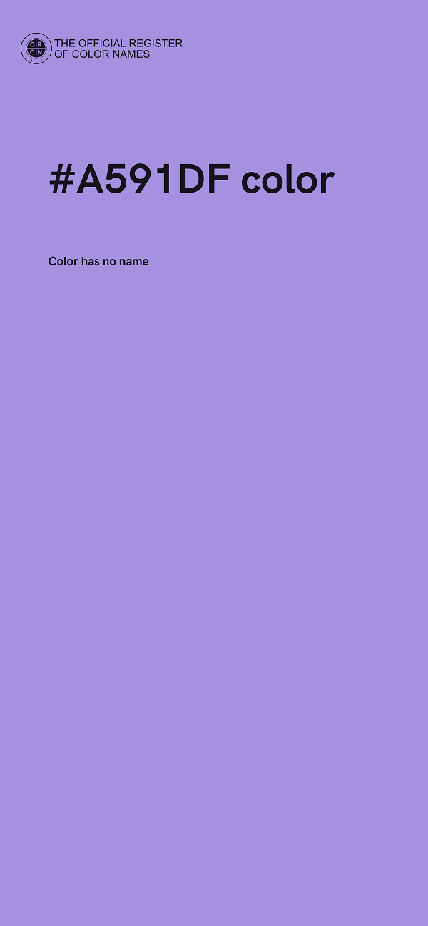 #A591DF color image