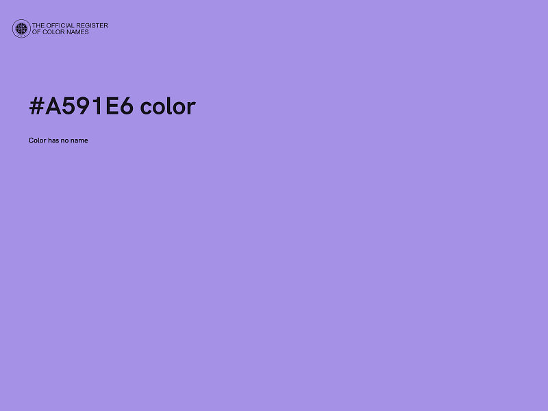 #A591E6 color image