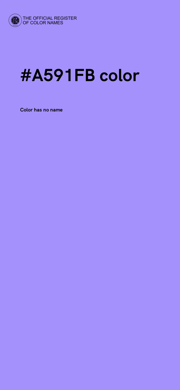 #A591FB color image