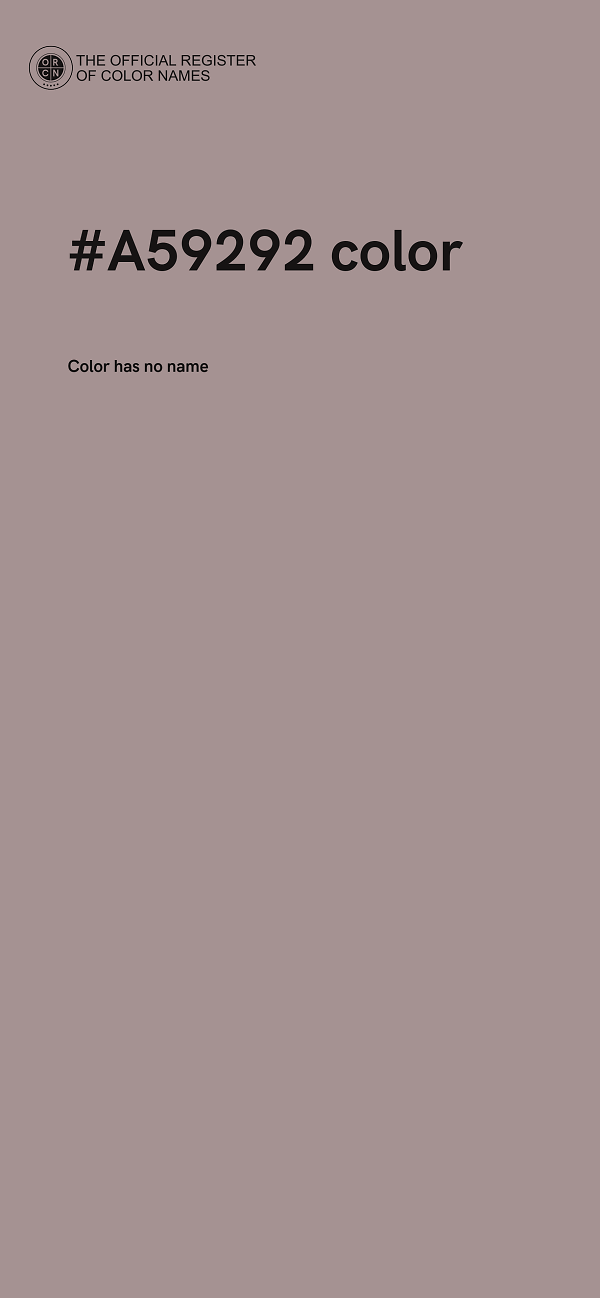 #A59292 color image