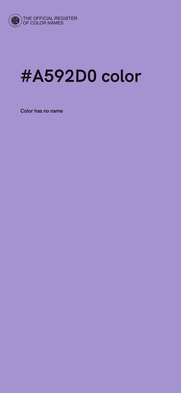 #A592D0 color image