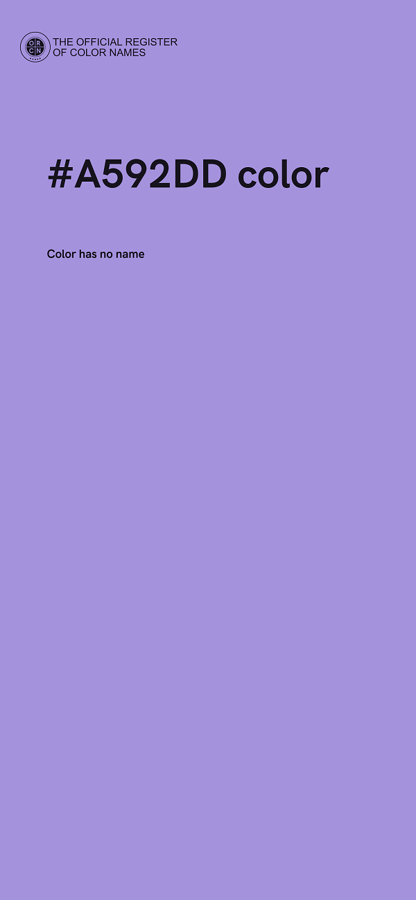 #A592DD color image