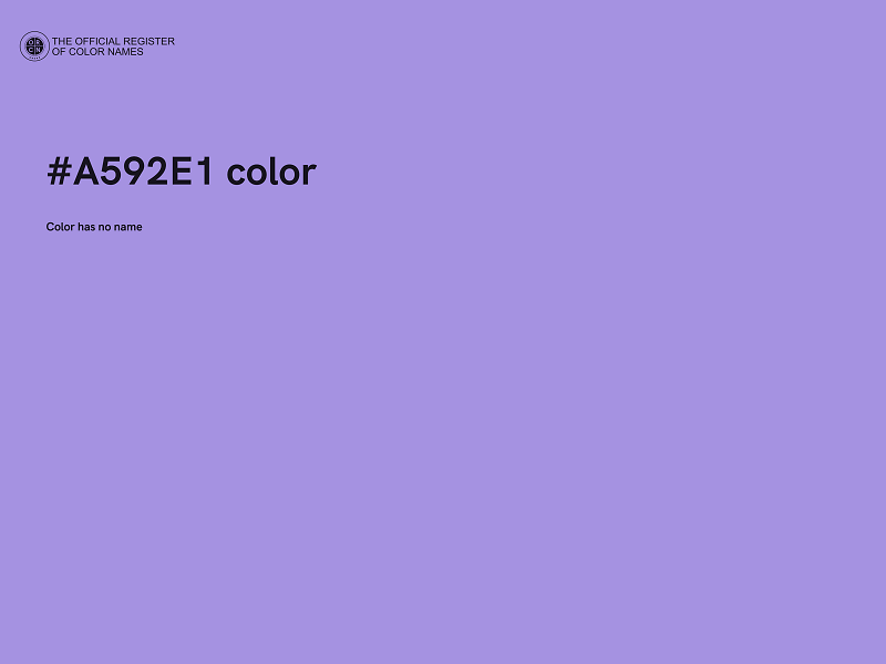 #A592E1 color image