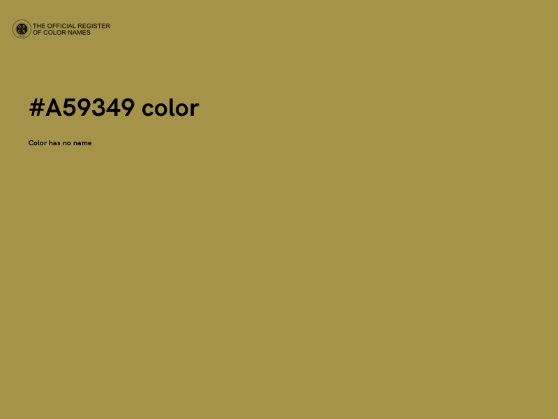 #A59349 color image